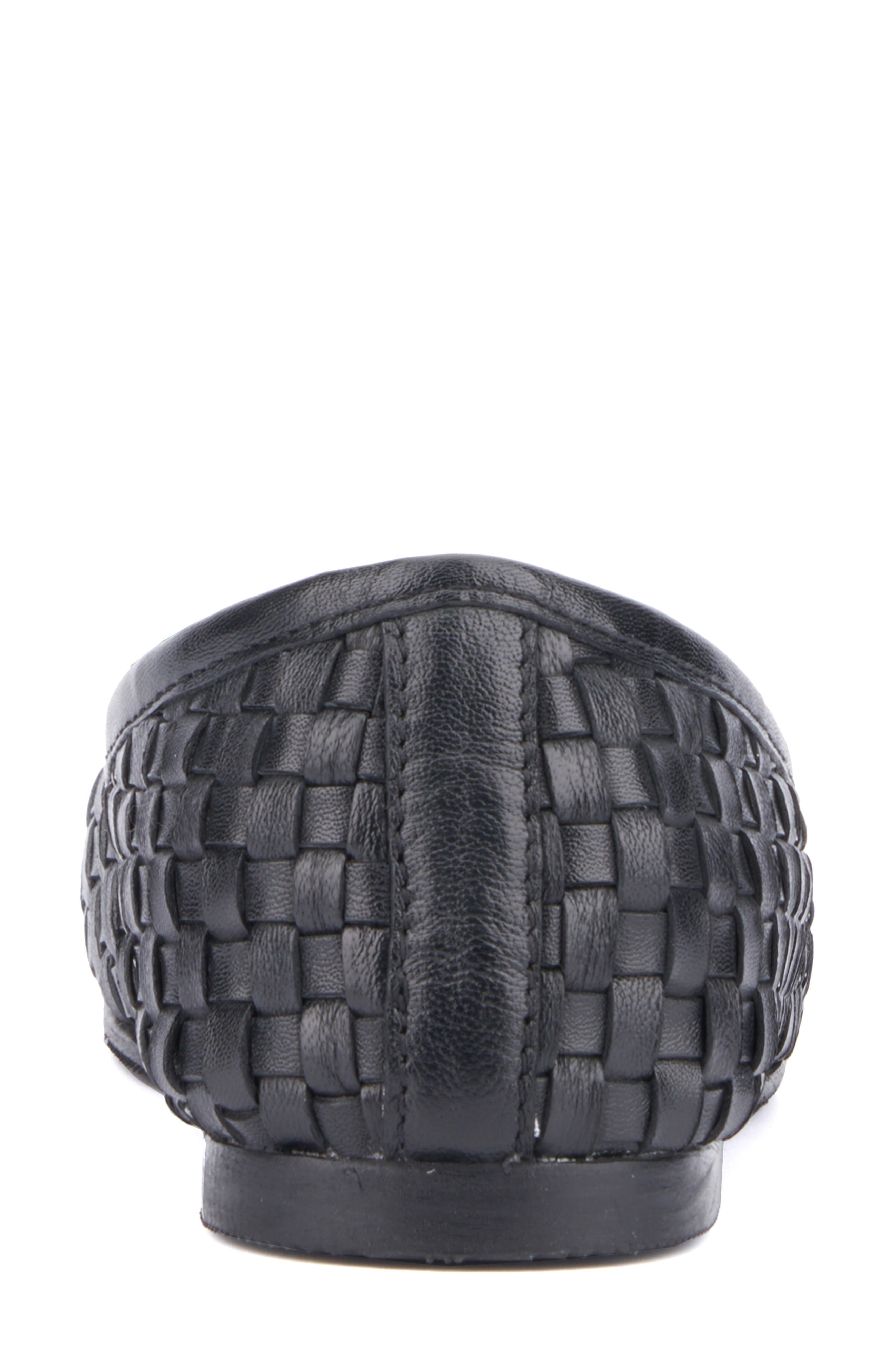 VINTAGE FOUNDRY Jalene Woven Ballet Flat, Alternate, color, Black