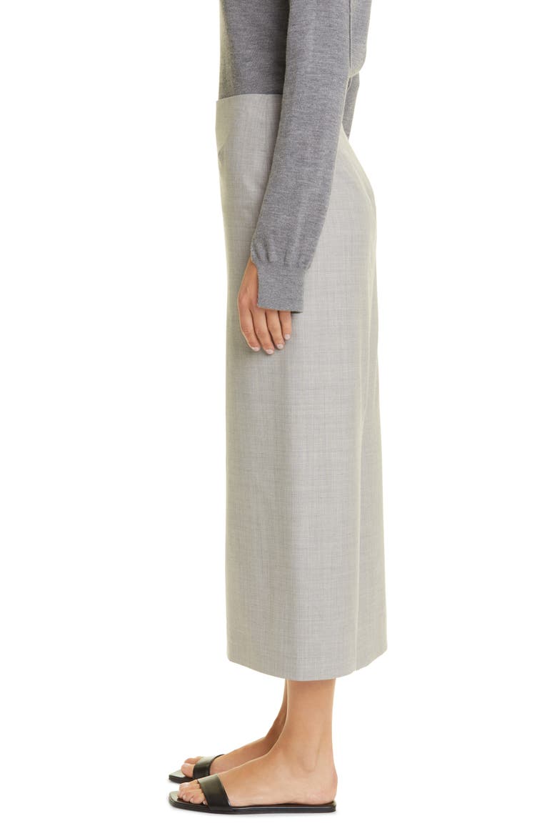 Berth Merino Wool Maxi Skirt, Alternate, color, GREY MELANGE