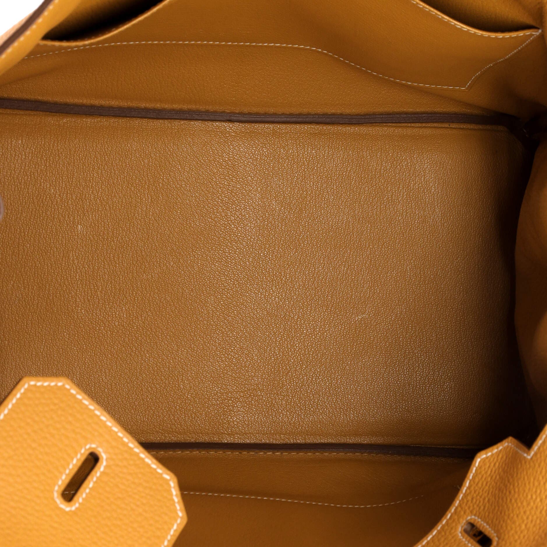 Birkin Handbag Brown Togo with Gold Hardware 35, Alternate, color, White