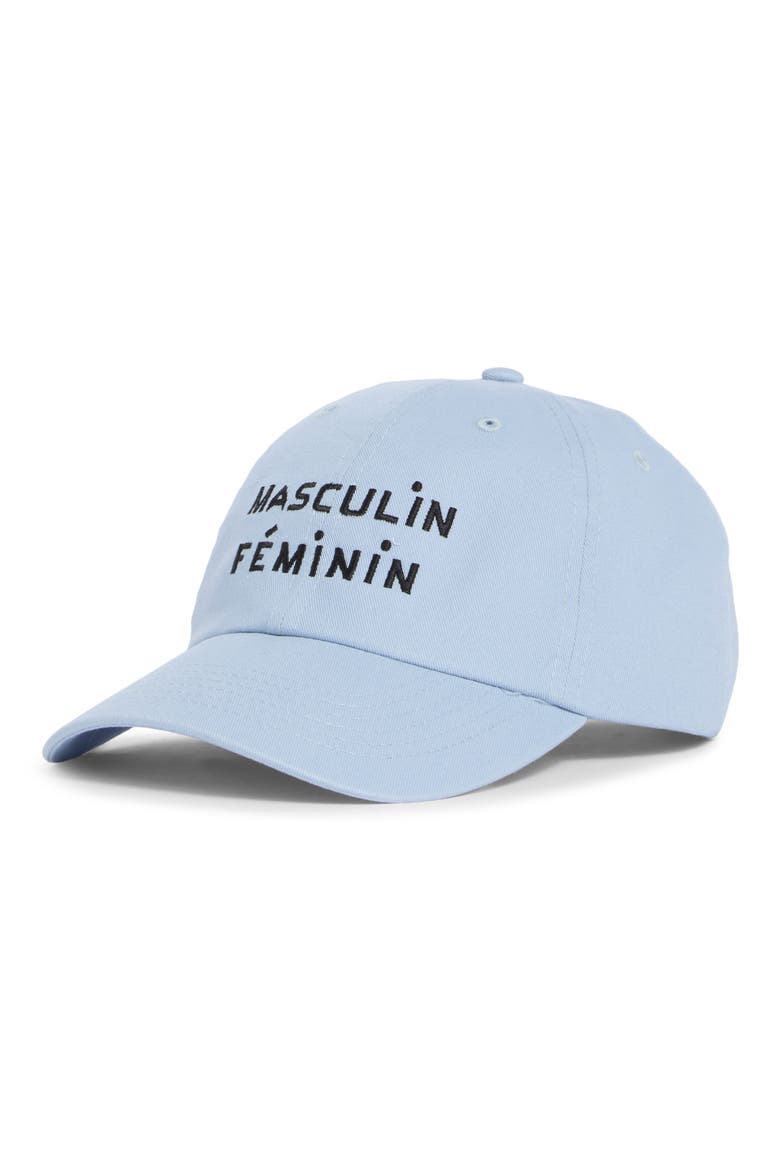 Masculin Féminin Baseball Cap, Main, color, BABY BLUE
