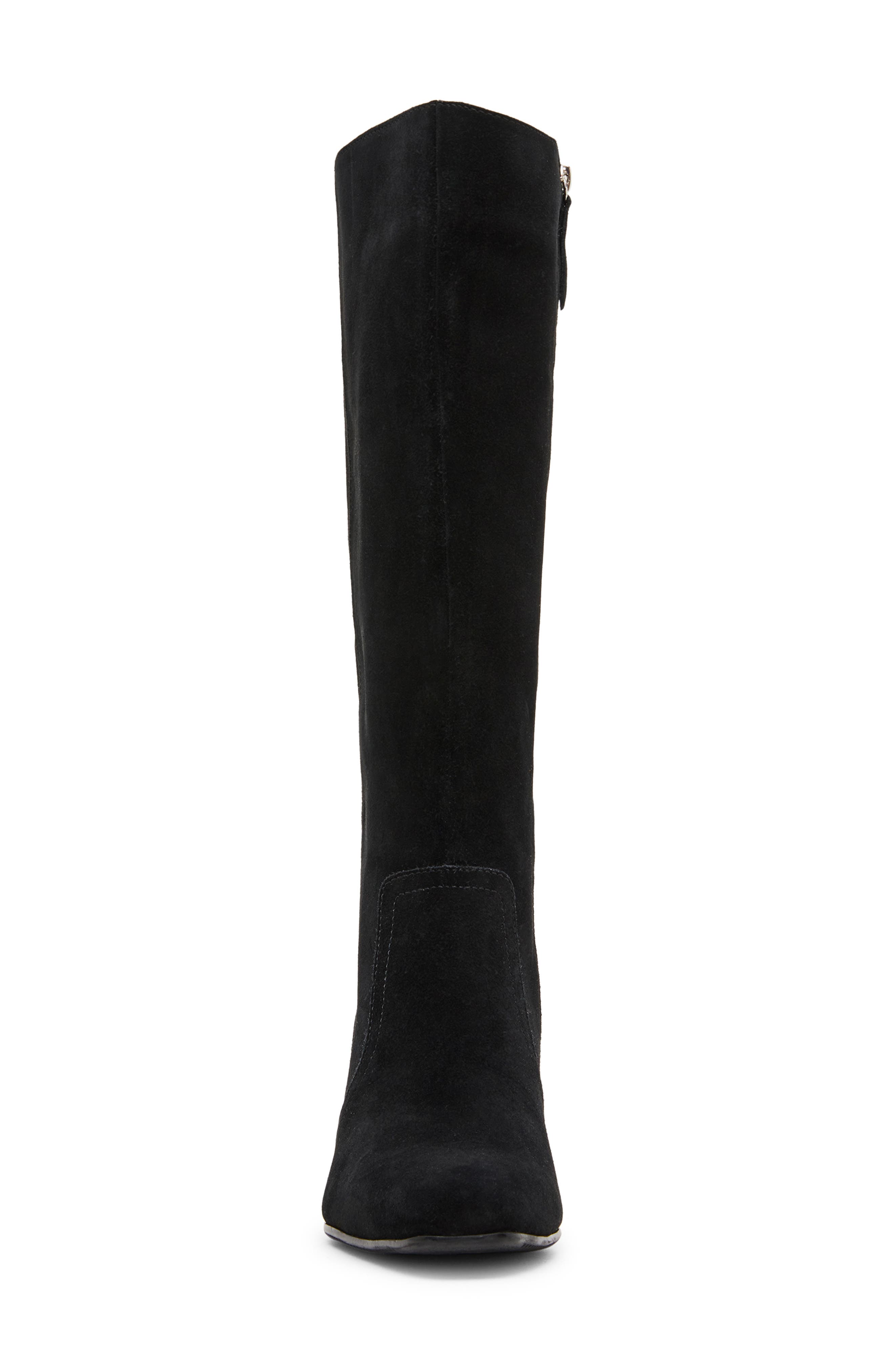 Trespass Waterproof Knee High Boot, Alternate, color, BLACK SUEDE