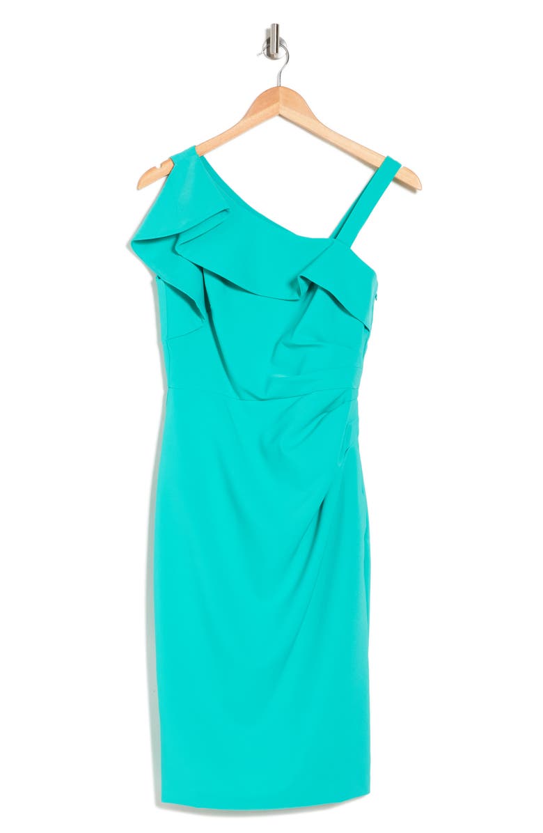 Vince Camuto Asymmetric Body-Con Dress, Alternate, color,