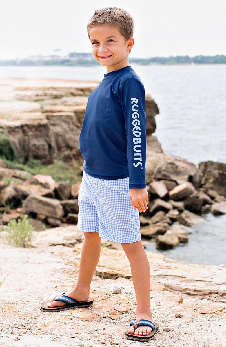 RuggedButts Kids' Two-Piece Rasghuard Swimsuit, Alternate, color,