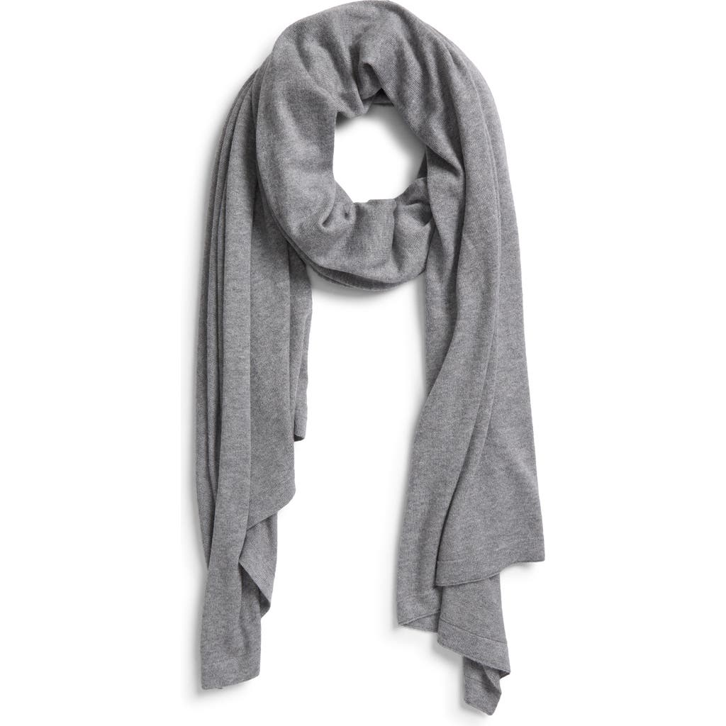 Nordstrom Transitional Knit Travel Wrap In Gray