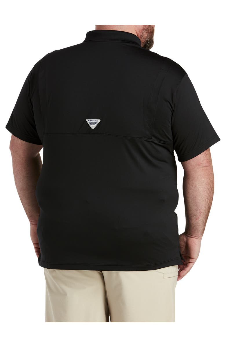 Columbia Big & Tall Low Drag Offshore Polo Shirt, Alternate, color, Black