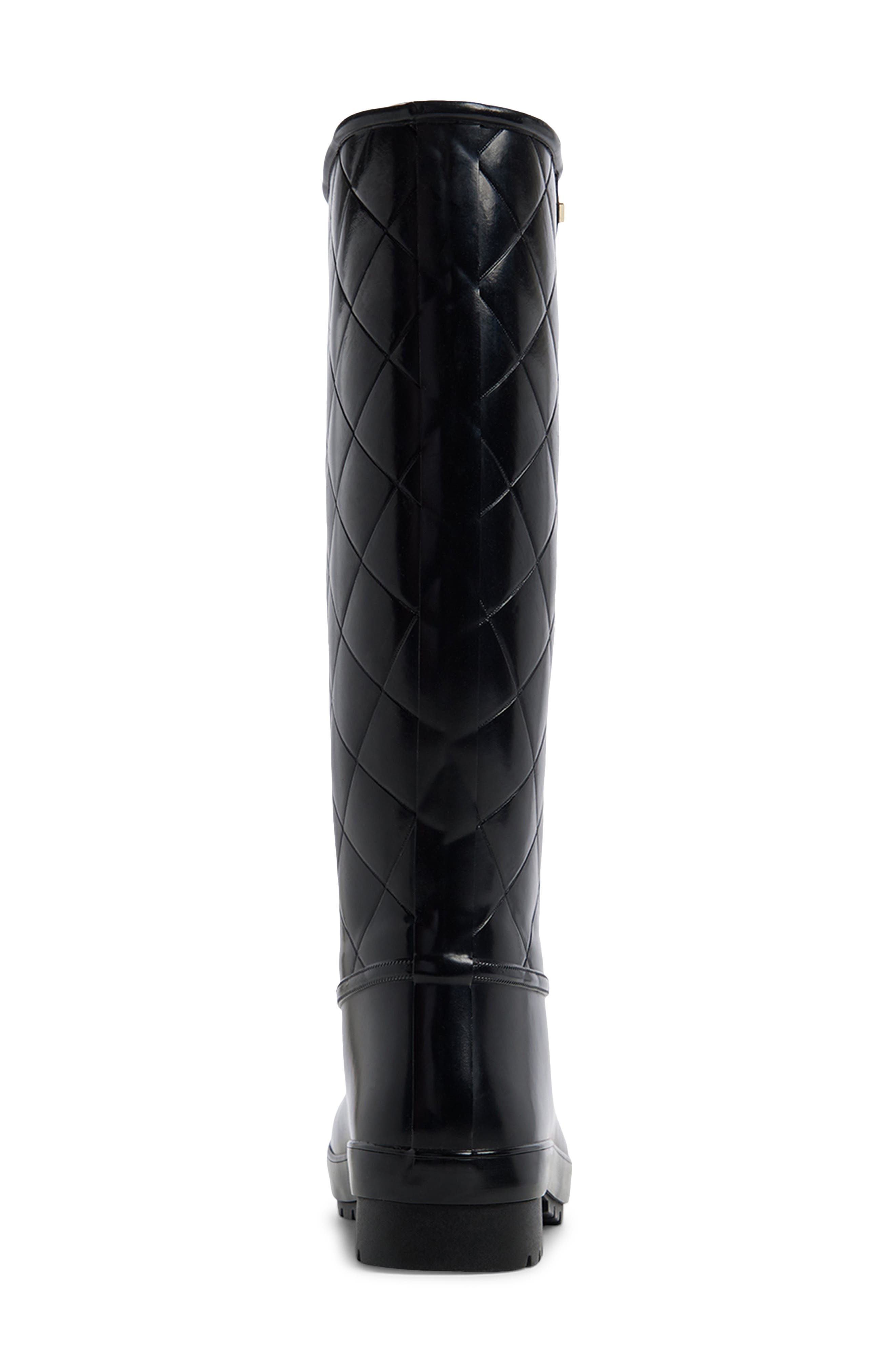 Drizzle Tall Rain Boot, Alternate, color, BLACK
