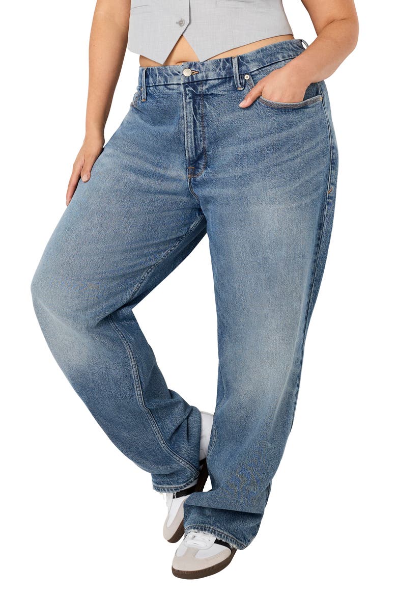 Good 90s Relaxed Fit Jeans, Main, color, INDIGO575