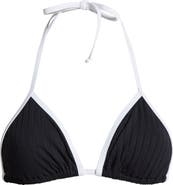 Solid & Striped Iris Rib Bikini Top