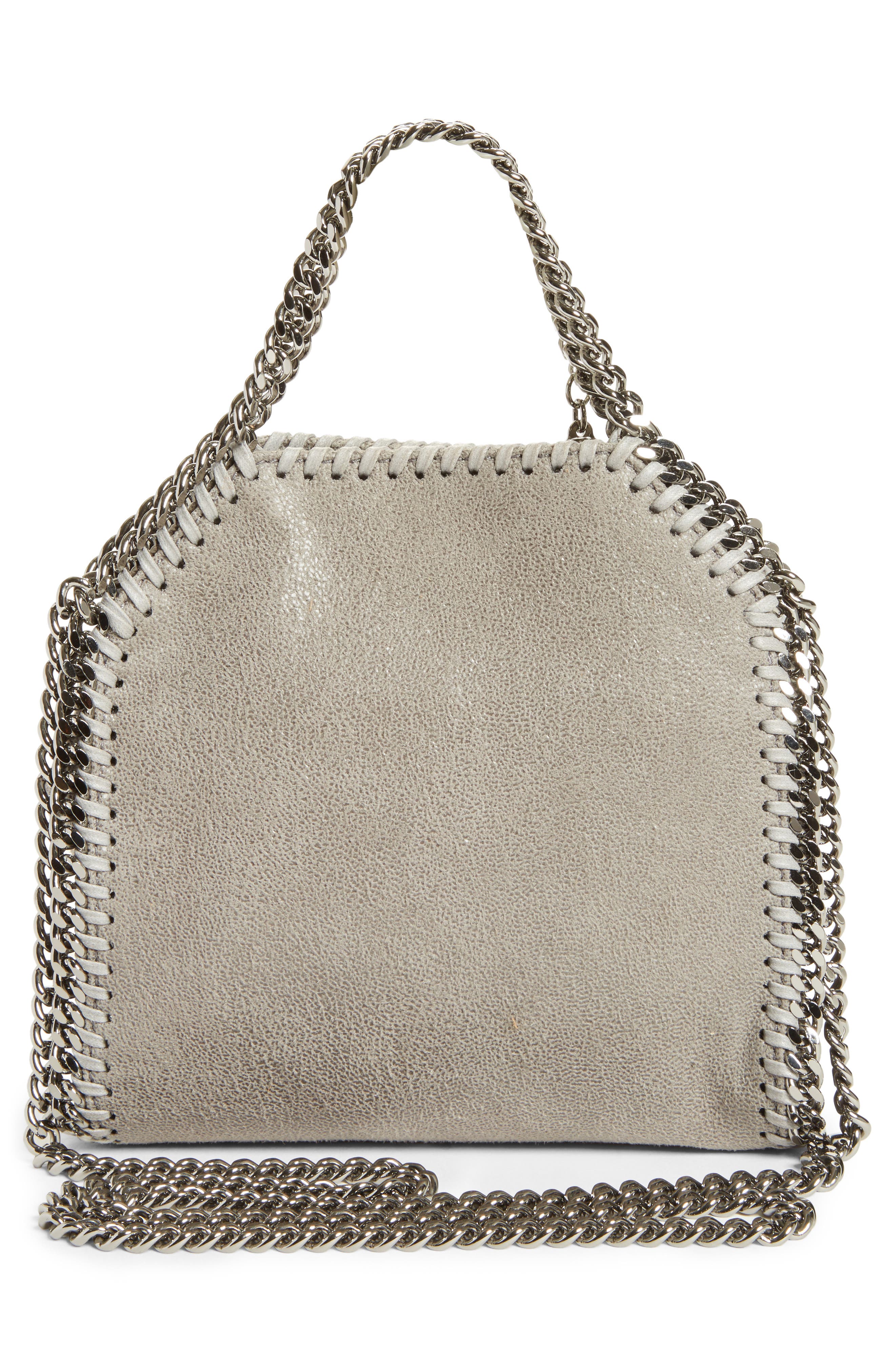 Stella McCartney 'Tiny Falabella' Faux Leather Crossbody Bag, Alternate, color, 