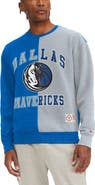 TOMMY JEANS Men's Tommy Jeans Royal/Gray Dallas Mavericks Keith Split Pullover Sweatshirt