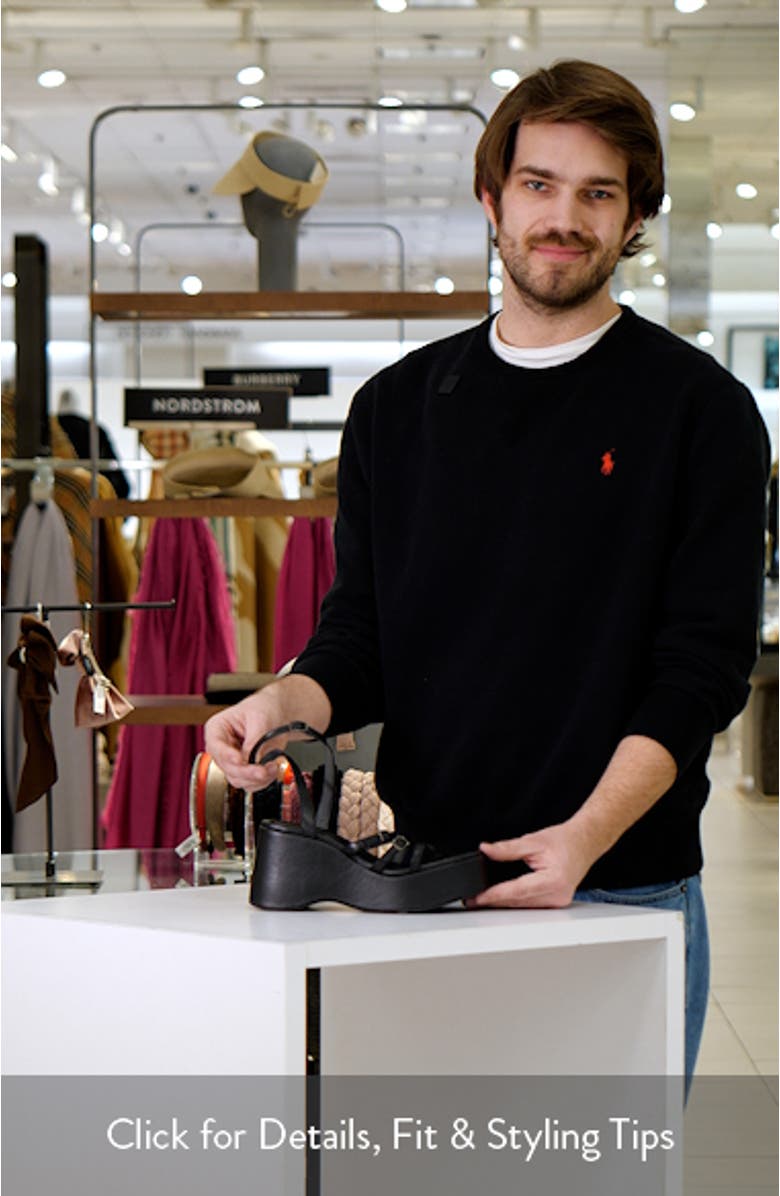 Grapefruit Platform Wedge Sandal, sales video thumbnail