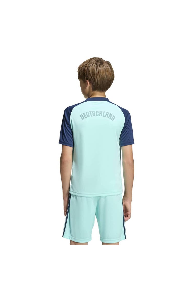 Youth adidas Turquoise Germany National Team 2026 Pre-Match Top, Alternate, color, Turquoise