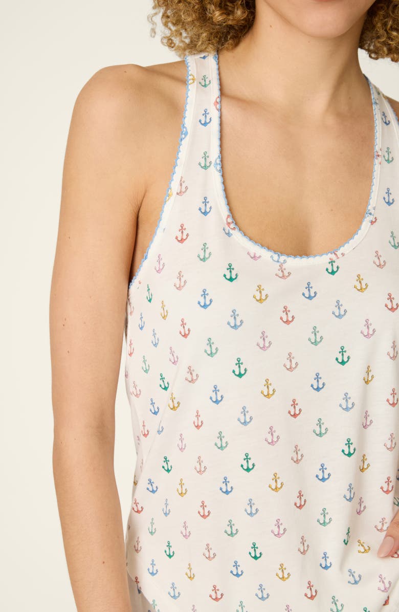 PJ Salvage Meet Me By the Sea Jersey Tank, Alternate, color, 