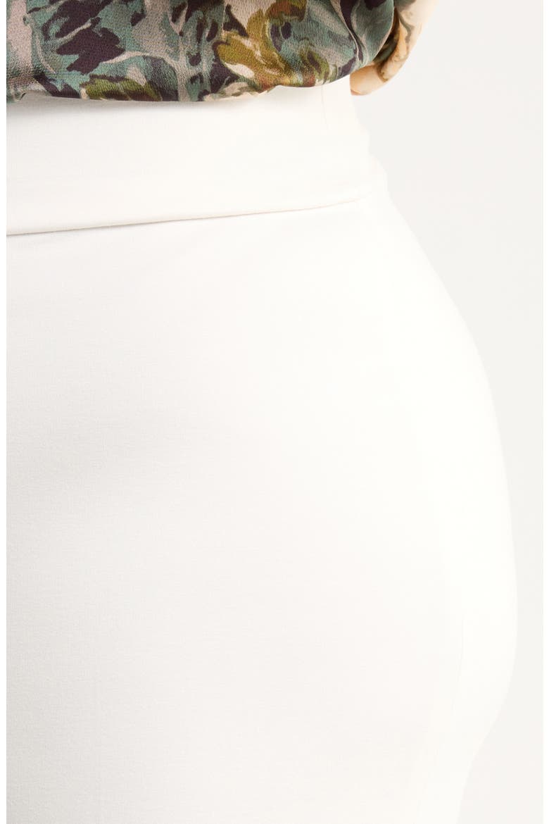 High Waist Wide Leg Pull-On Pants, Alternate, color, WHITE DOVE