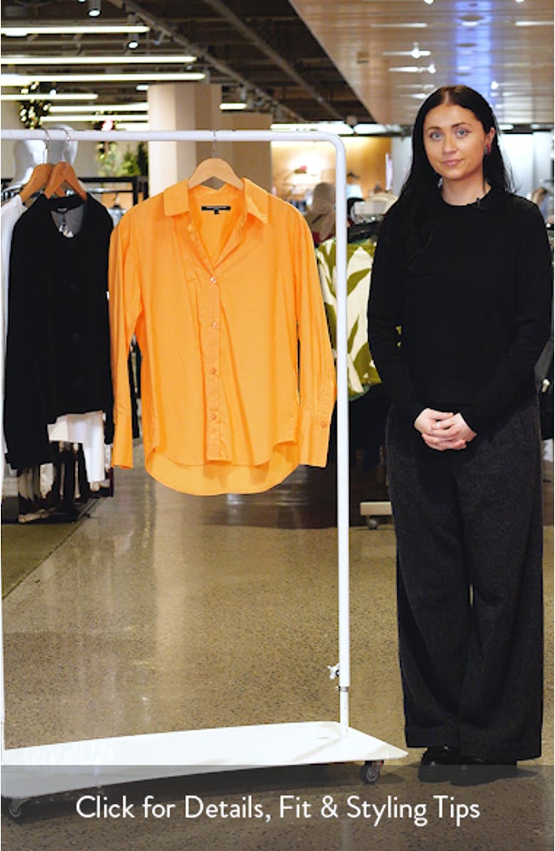 Rhodes Poplin Button-Up Shirt, sales video thumbnail