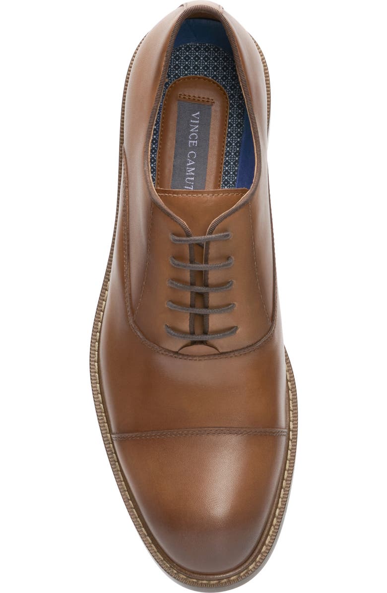 Vince Camuto Loxley Cap Toe Oxford, Alternate, color, Cognac/ Brown