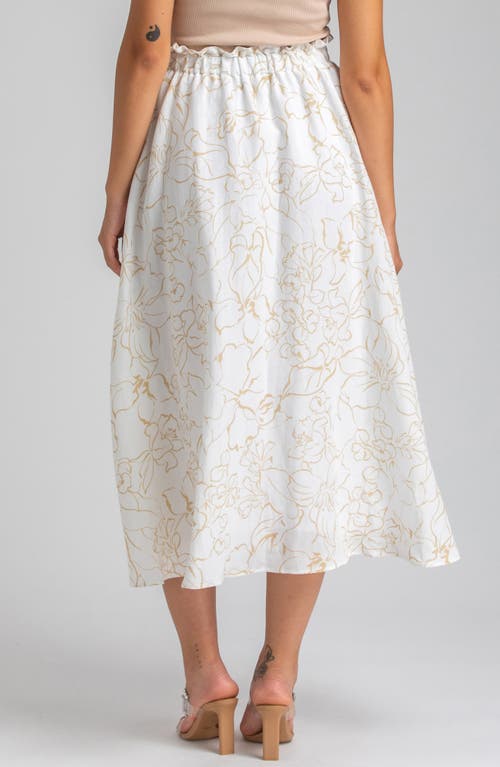Pietro Brunelli Maternity Print Maternity Midi Skirt