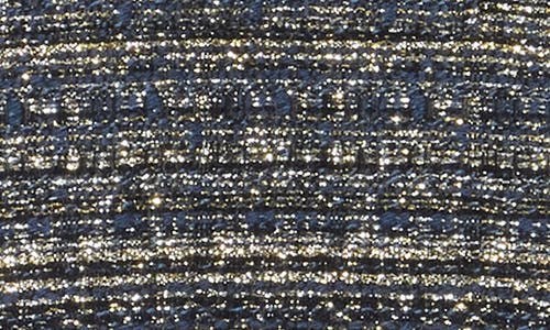 L'agence Zander Metallic Tweed Mini Skirt In Blue