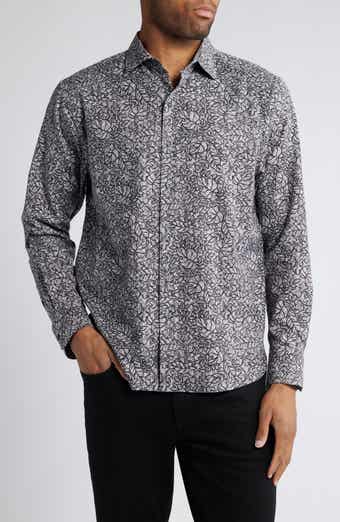 Tommy Bahama Lazlo Seaside Soiree Leaf Print Button-Up Shirt
