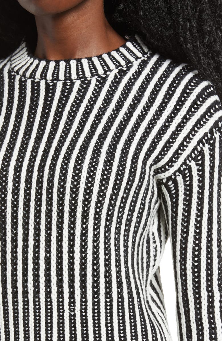 Endless Rose Stripe Mix Color Sweater, Alternate, color,