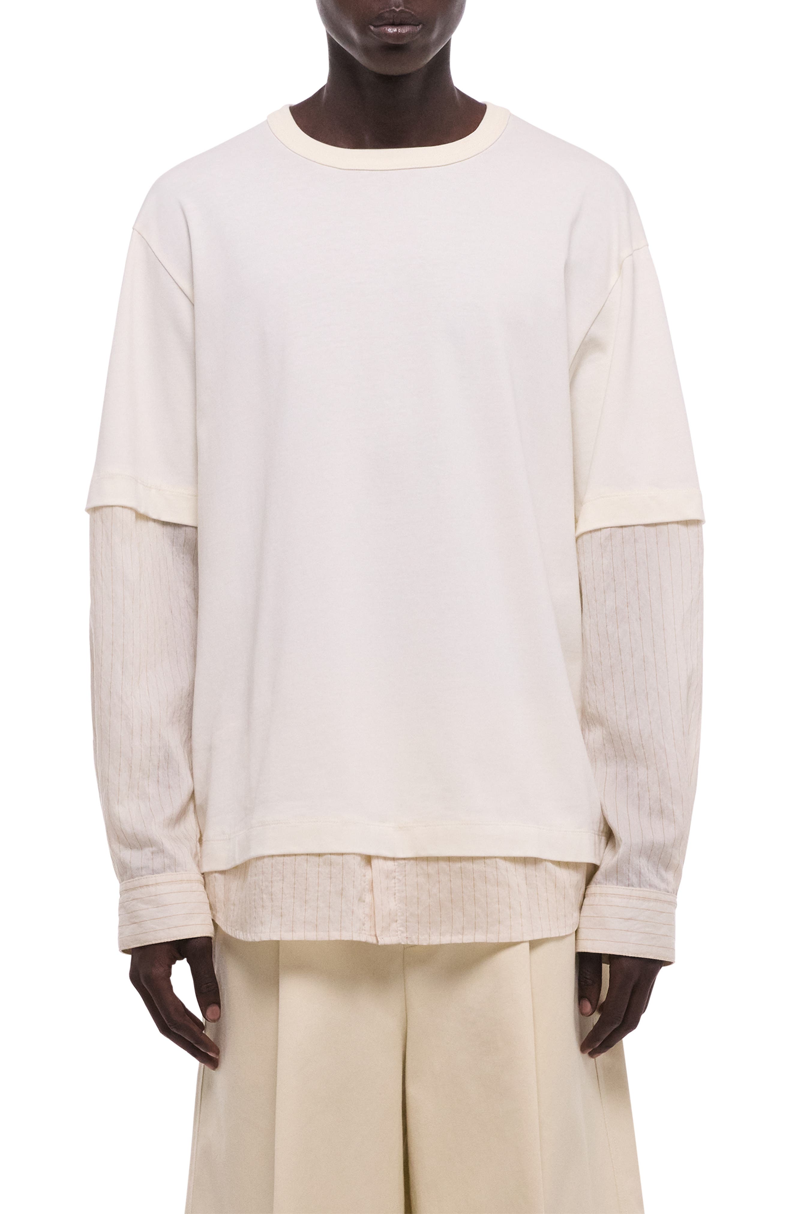 Layered Cotton T-Shirt