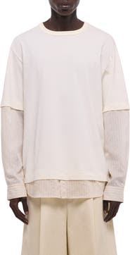 Helmut Lang Layered Cotton T-Shirt