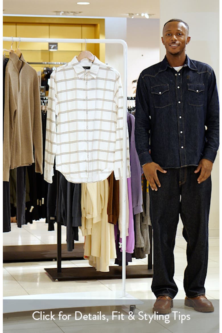 Tomlin Plaid Brushed Oxford Button-Up Shirt video