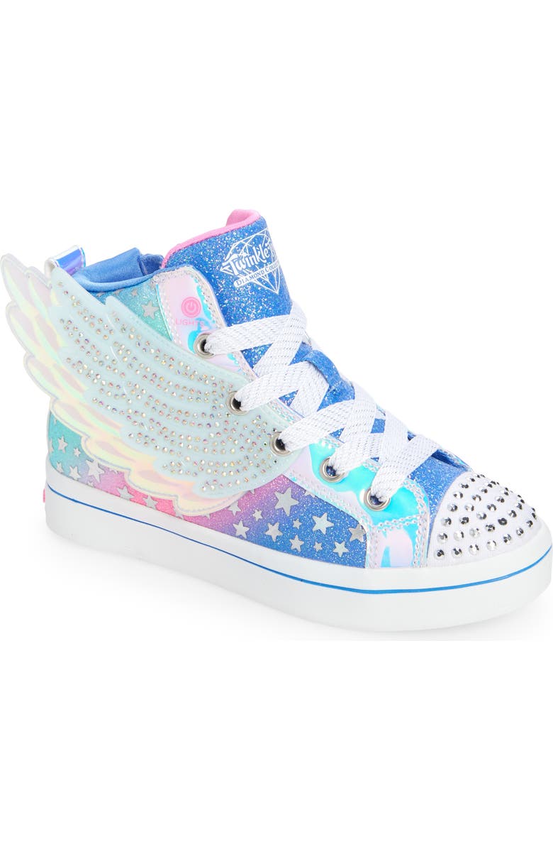 SKECHERS Kids' Twi-Lites 2.0 Light-Up High Top Sneaker, Main, color,