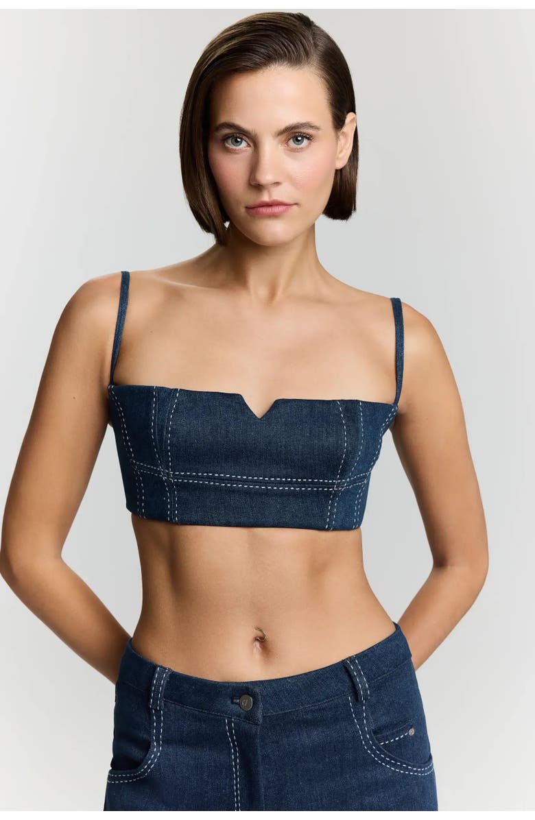 Jendue Ron Crop Top, Main, color, Deep Blue