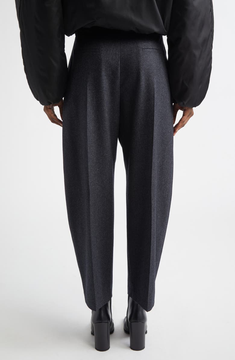 Alaïa Tailored Wool Trousers, Alternate, color, Anthracite