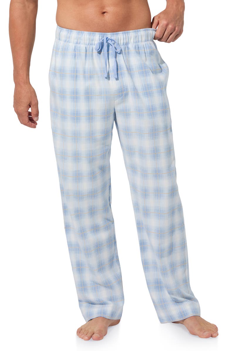 BedHead Pajamas Organic Cotton Pajama Pants, Main, color, Mountain Plaid