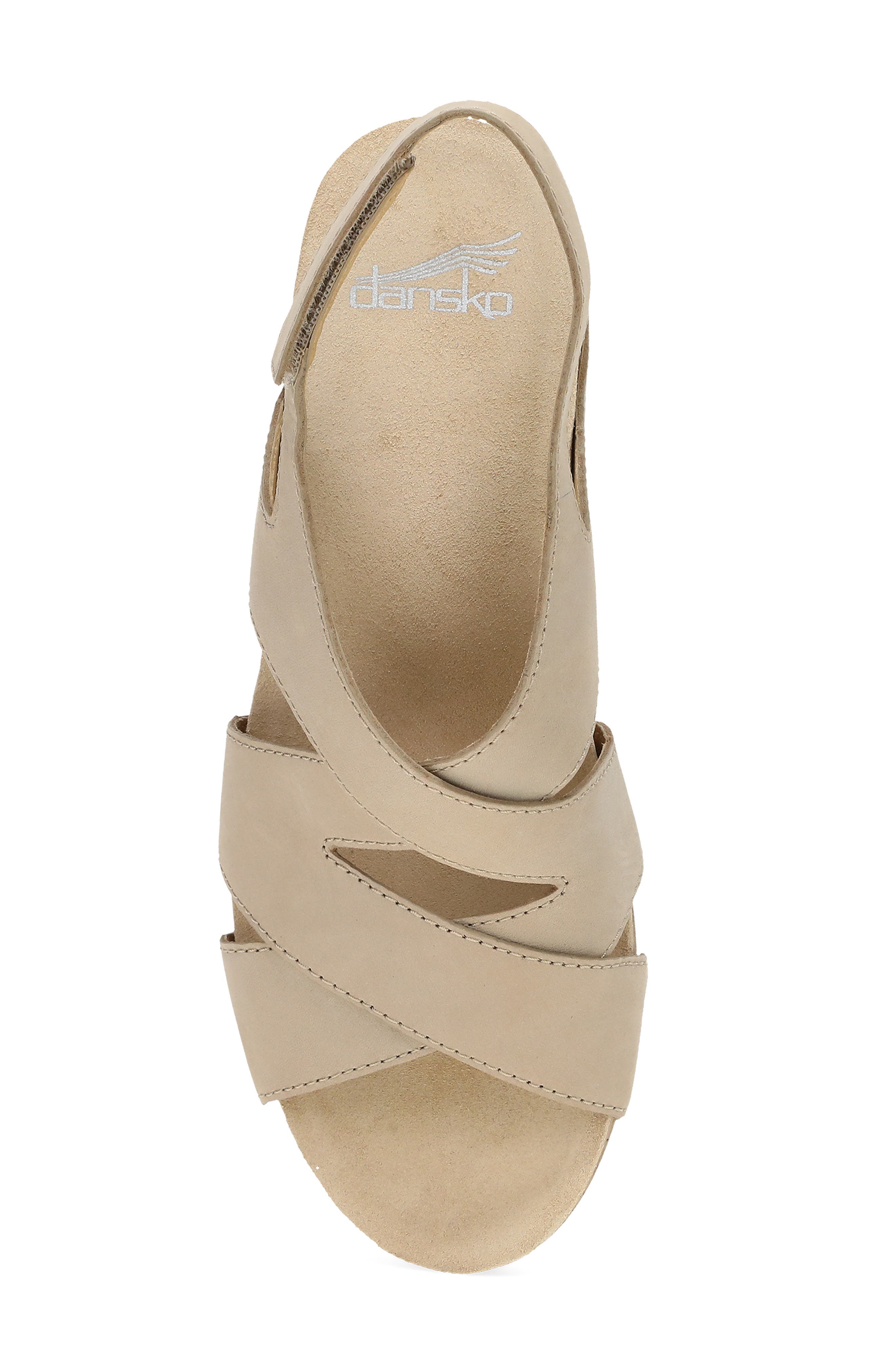 Dansko Shyla Strappy Wedge Sandal, Alternate, color, 