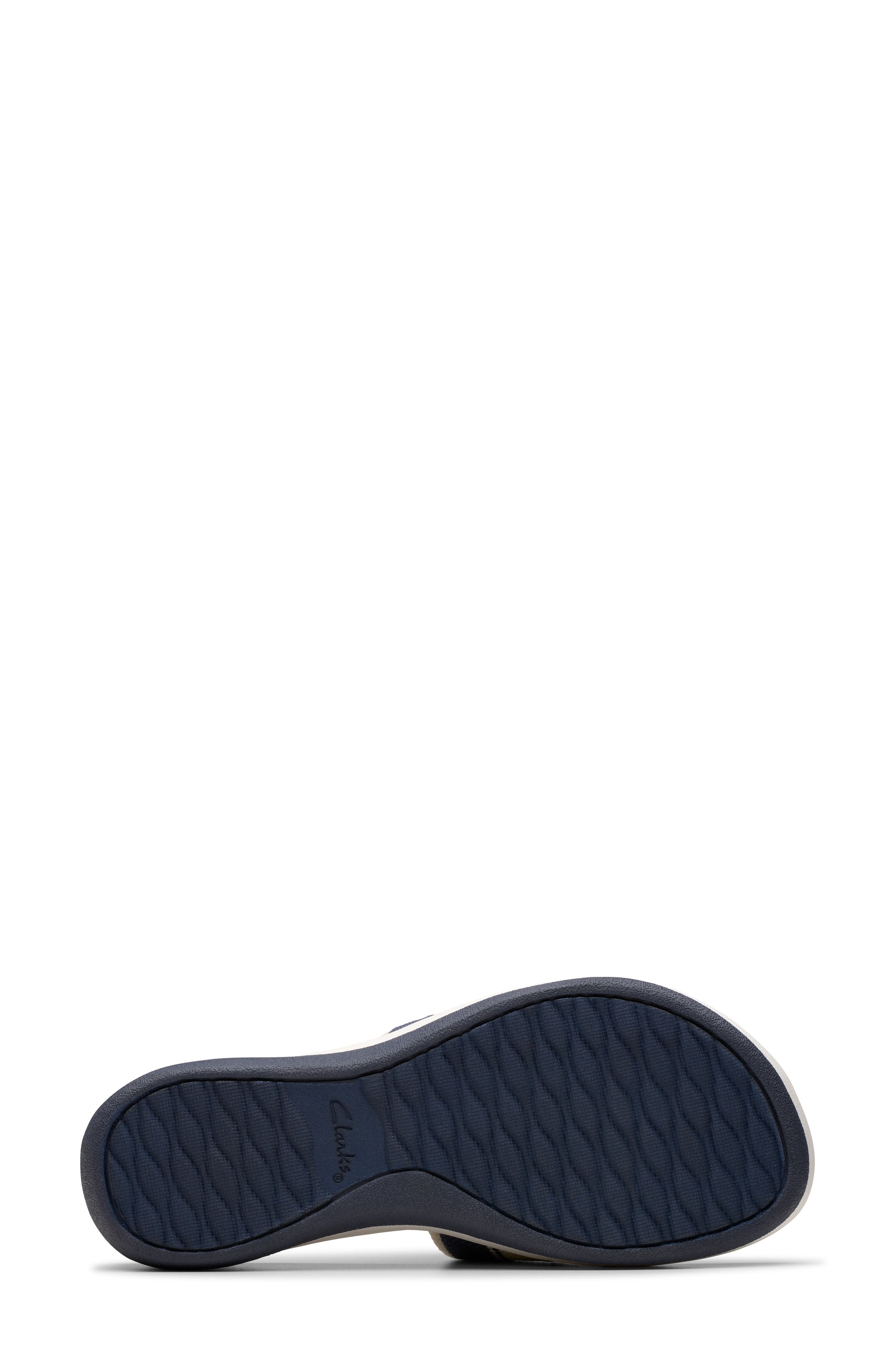 Arla Hollis Wedge Sandal, Alternate, color, NAVY COMBO