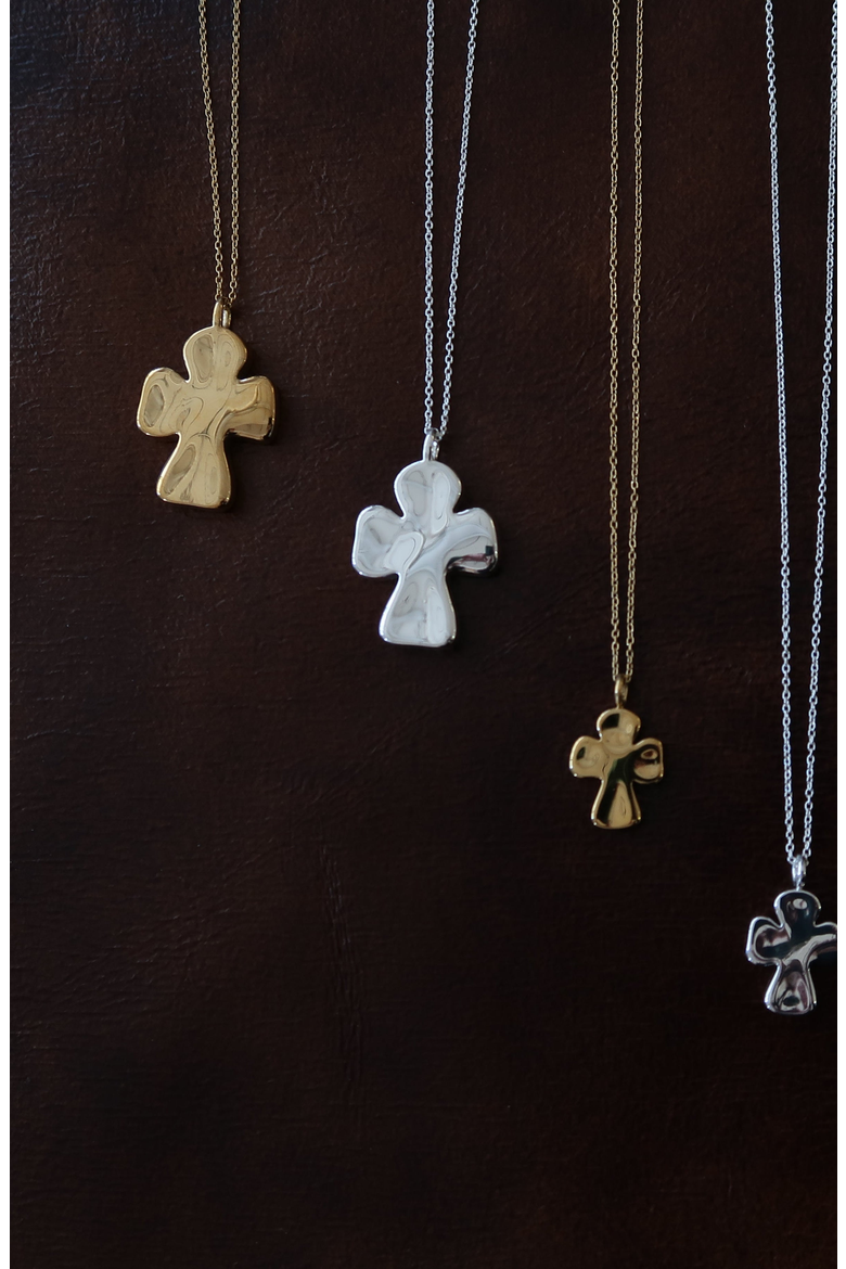 Haven Necklace, Alternate, color, White Silver