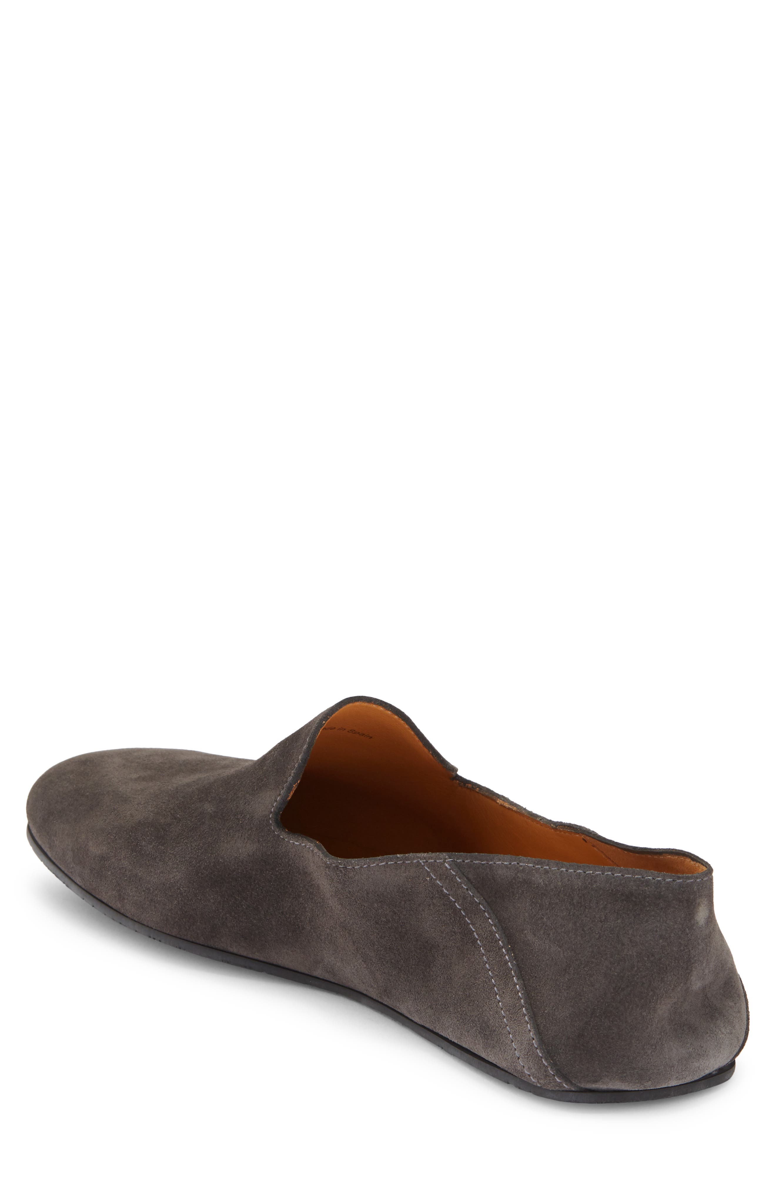 Magnanni Hughes Suede Loafer, Alternate, color, Grey