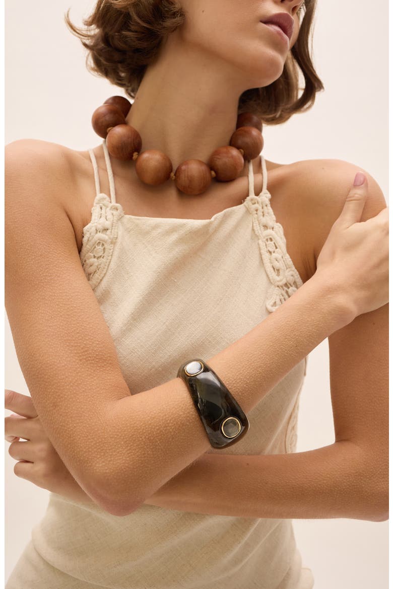 Arlo Abalone Inset Bracelet, Alternate, color, ABALONE