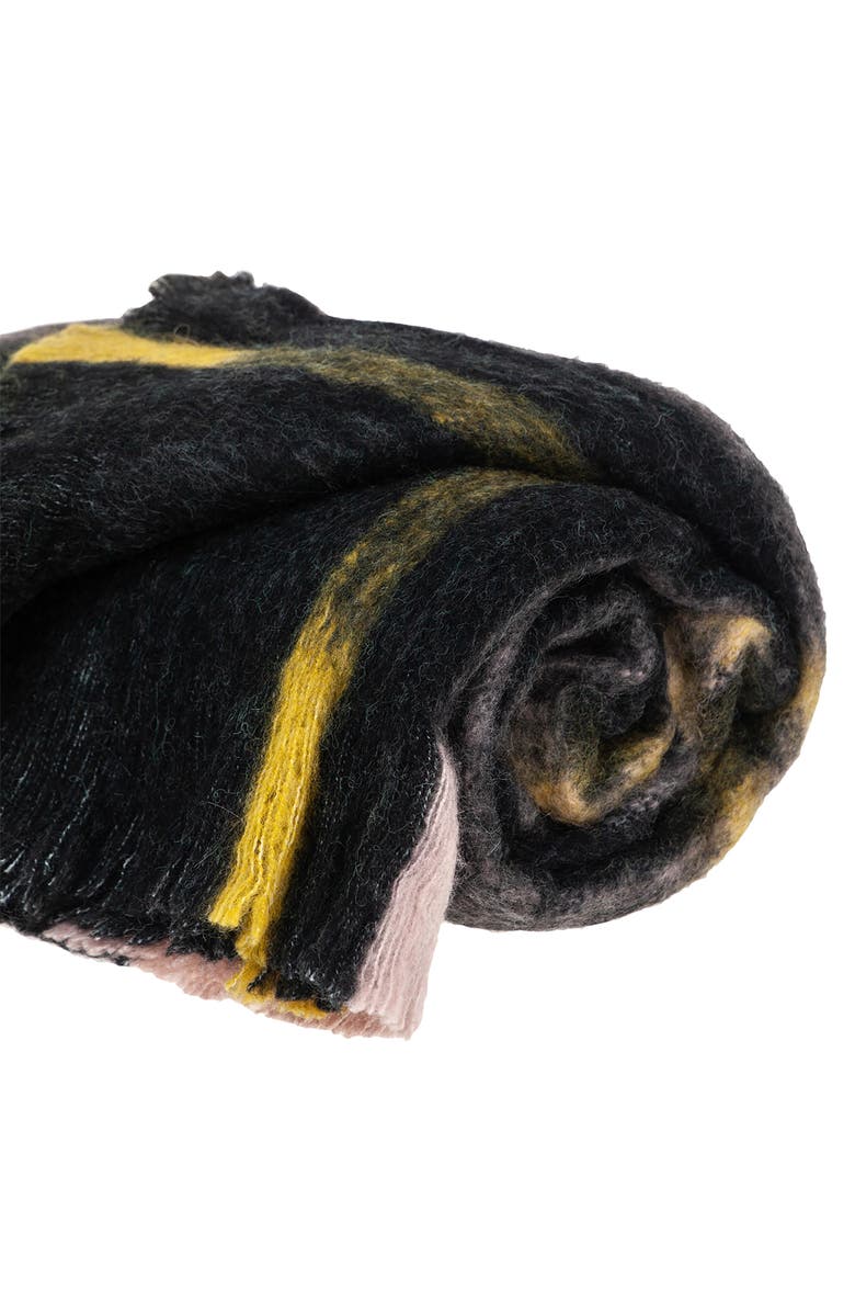 PARKLAND COLLECTION Plaid Throw Blanket, Alternate, color, Black Multi