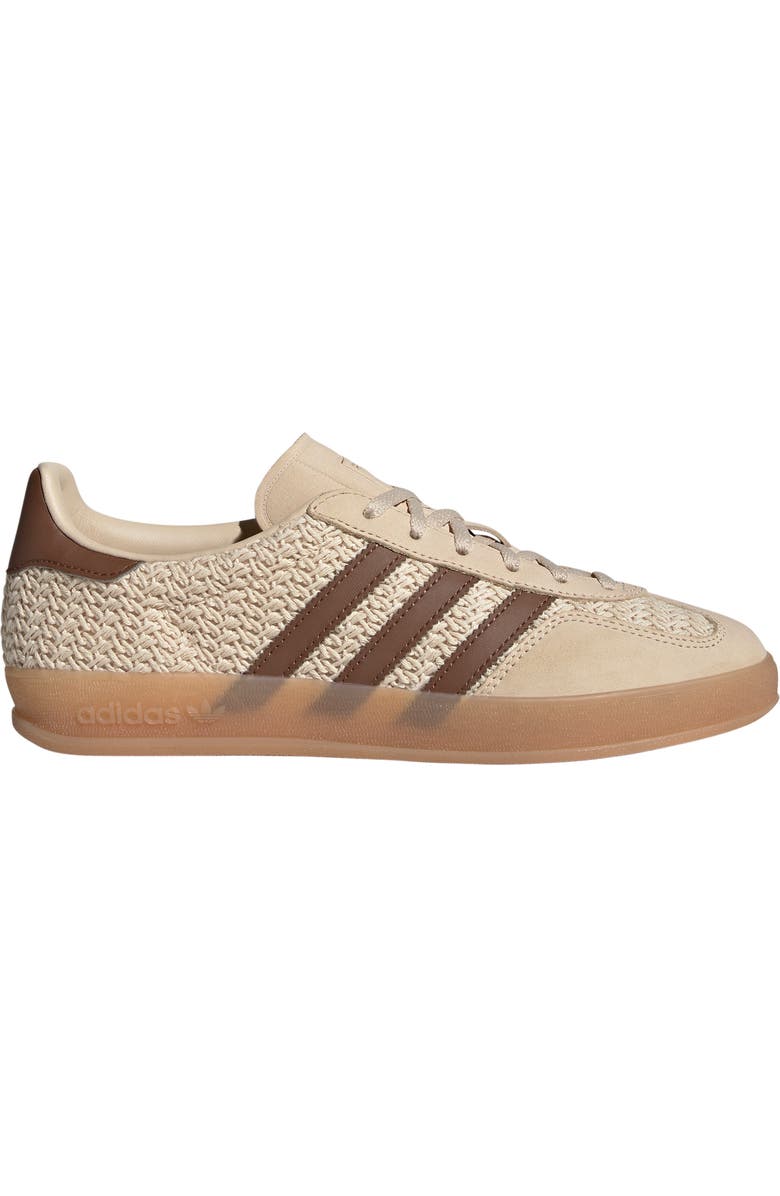 adidas Gazelle Indoor Sneaker, Alternate, color, Sand Strata/ Brown/ Gum