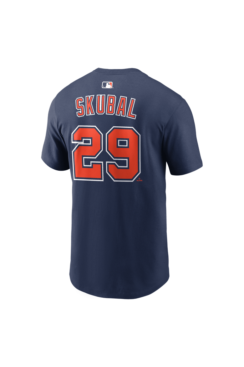 Name & Number T-Shirt Nike Tarik Skubal Navy Detroit Tigers Name & Number T-Shirt, Alternate, color, Navy