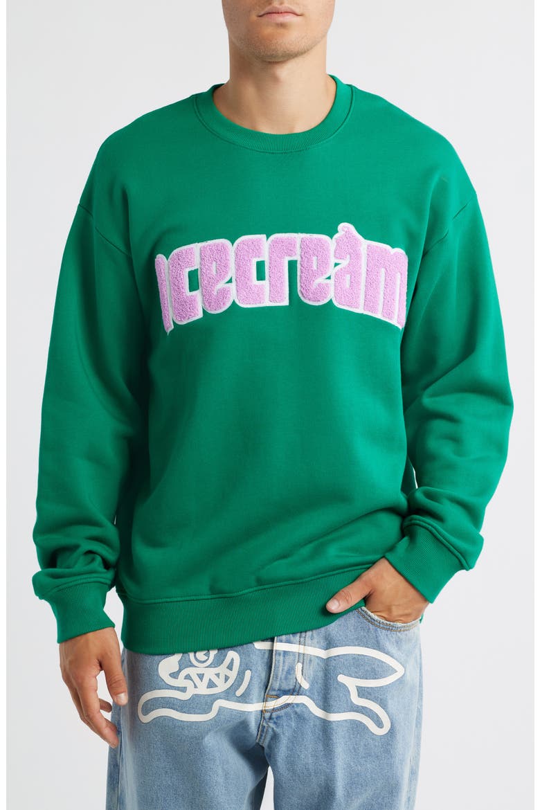 Swirl Sweatshirt, Main, color, LUSH MEADOW
