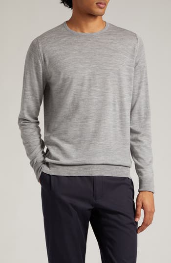 John Smedley Marcus Virgin Wool Crewneck Sweater | Nordstrom