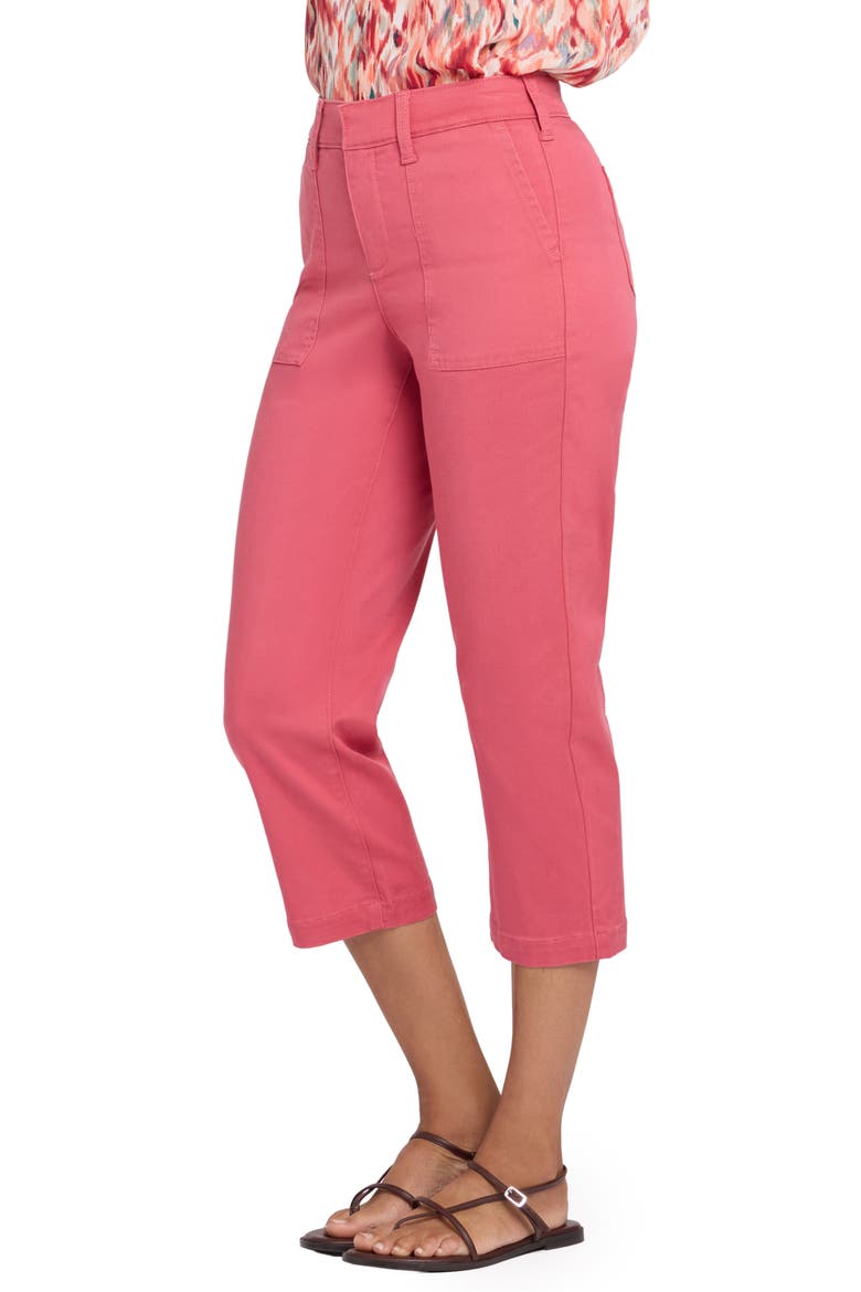Utility High Waist Crop Pants, Alternate, color, CHRYSANTHEMUM