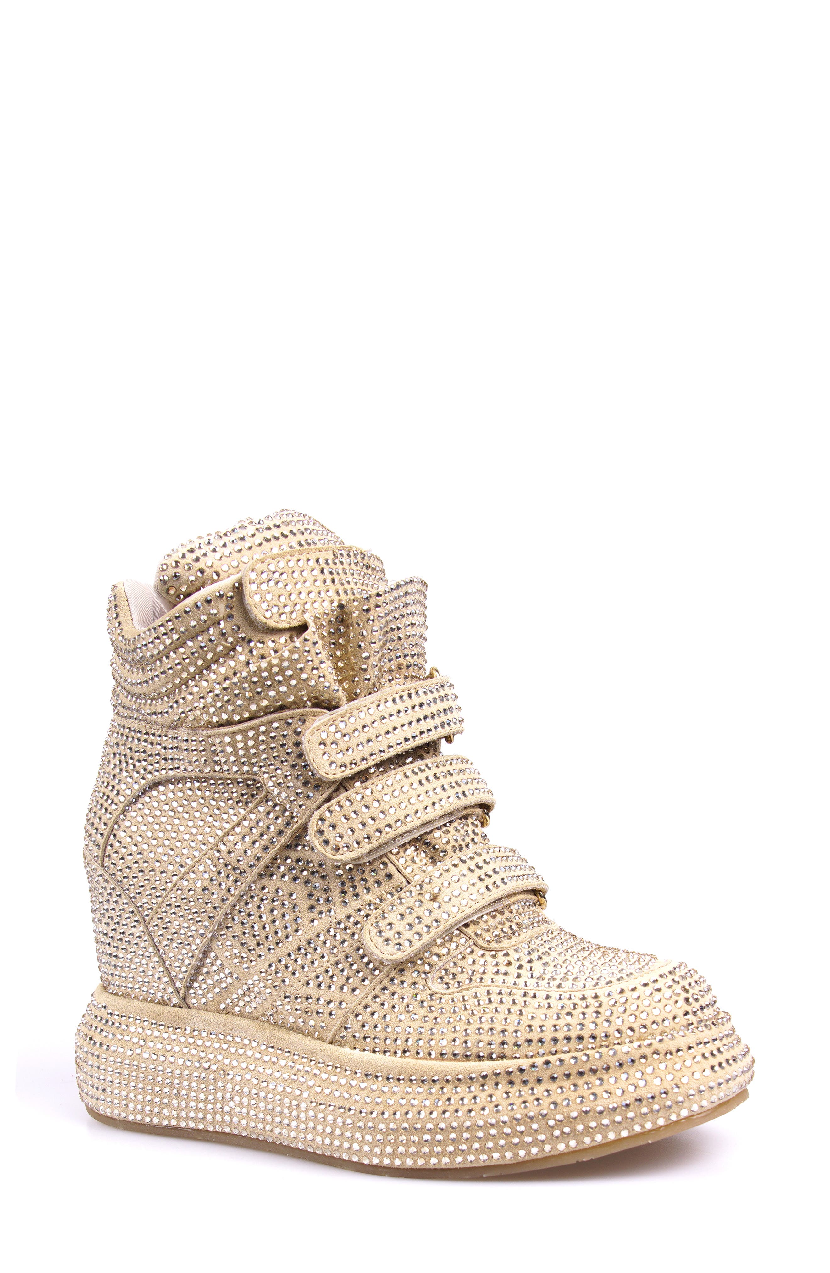 ZIGI Shorty Wedge Bootie, Main, color, Gold Suede