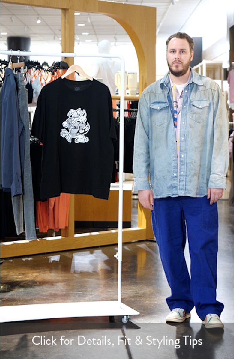 Big Bad Wolf Graphic T-Shirt, sales video thumbnail