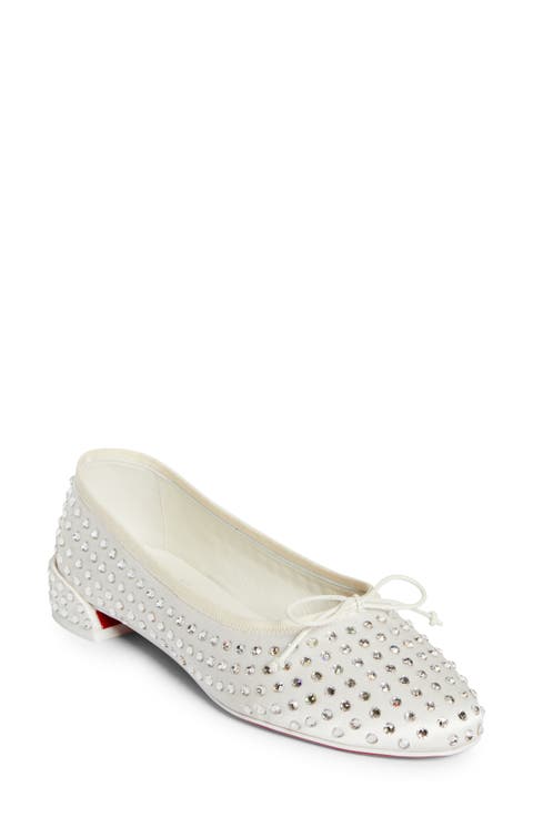 Sweetie Jane Crystal Embellished Ballerina Flat (Women)