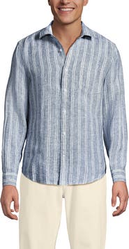 Lands' End Long Sleeve Linen Shirt