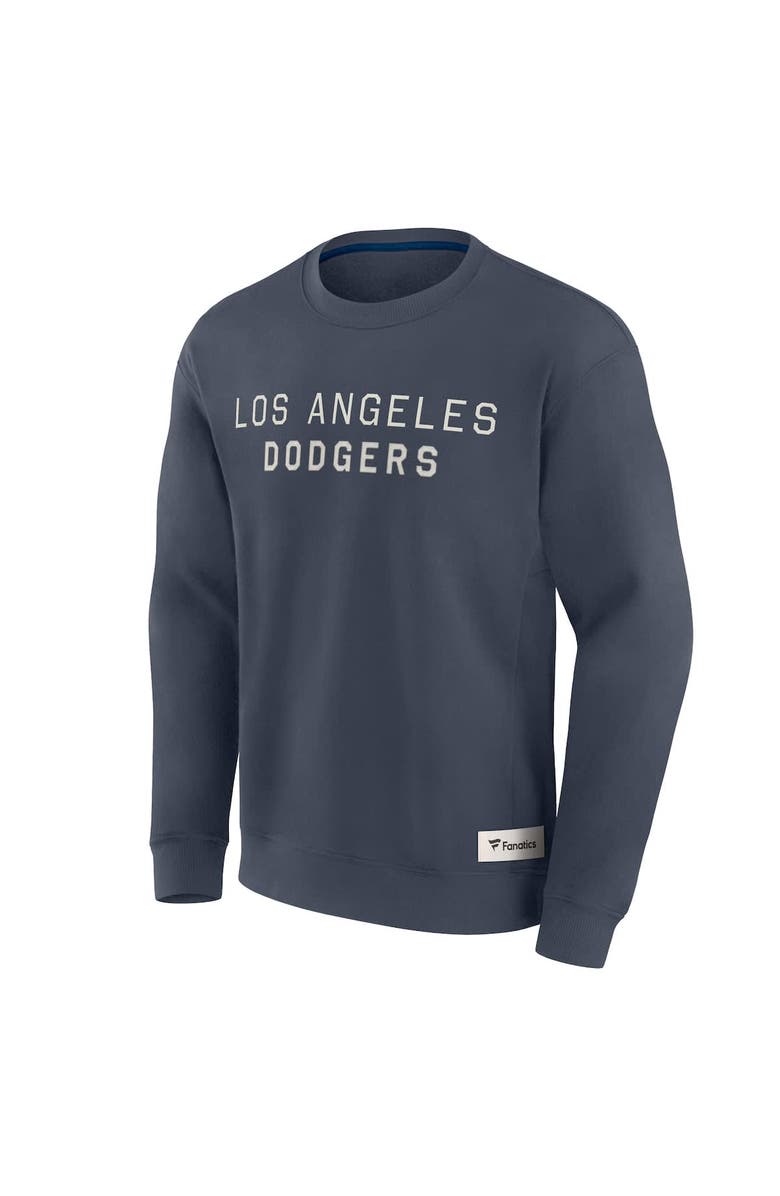 FANATICS Men's Fanatics Blue Los Angeles Dodgers Elements Future Ground Lettering Pullover Sweatshirt, Alternate, color, 