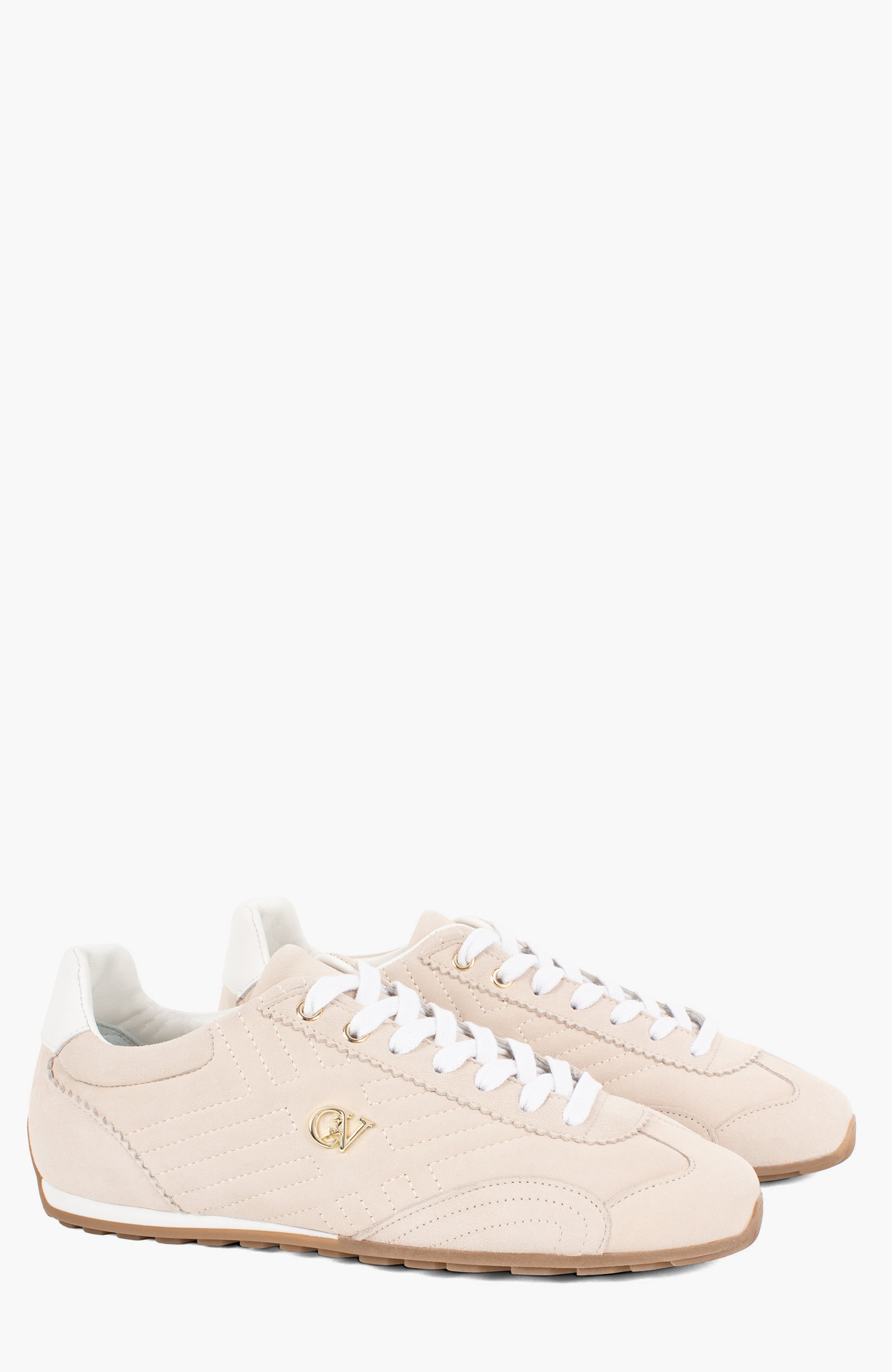 Pure Low Suede Sneakers, Alternate, color, Beige