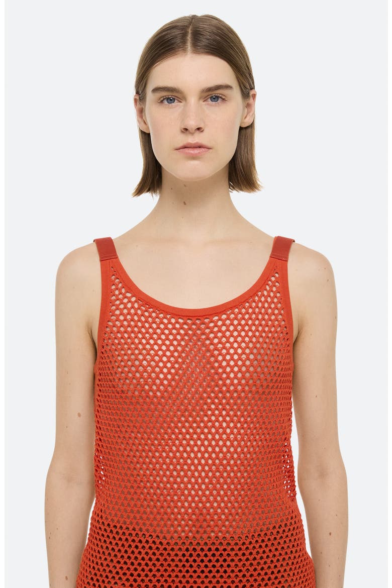Mesh Cotton Tank, Alternate, color, SAFETY ORANGE