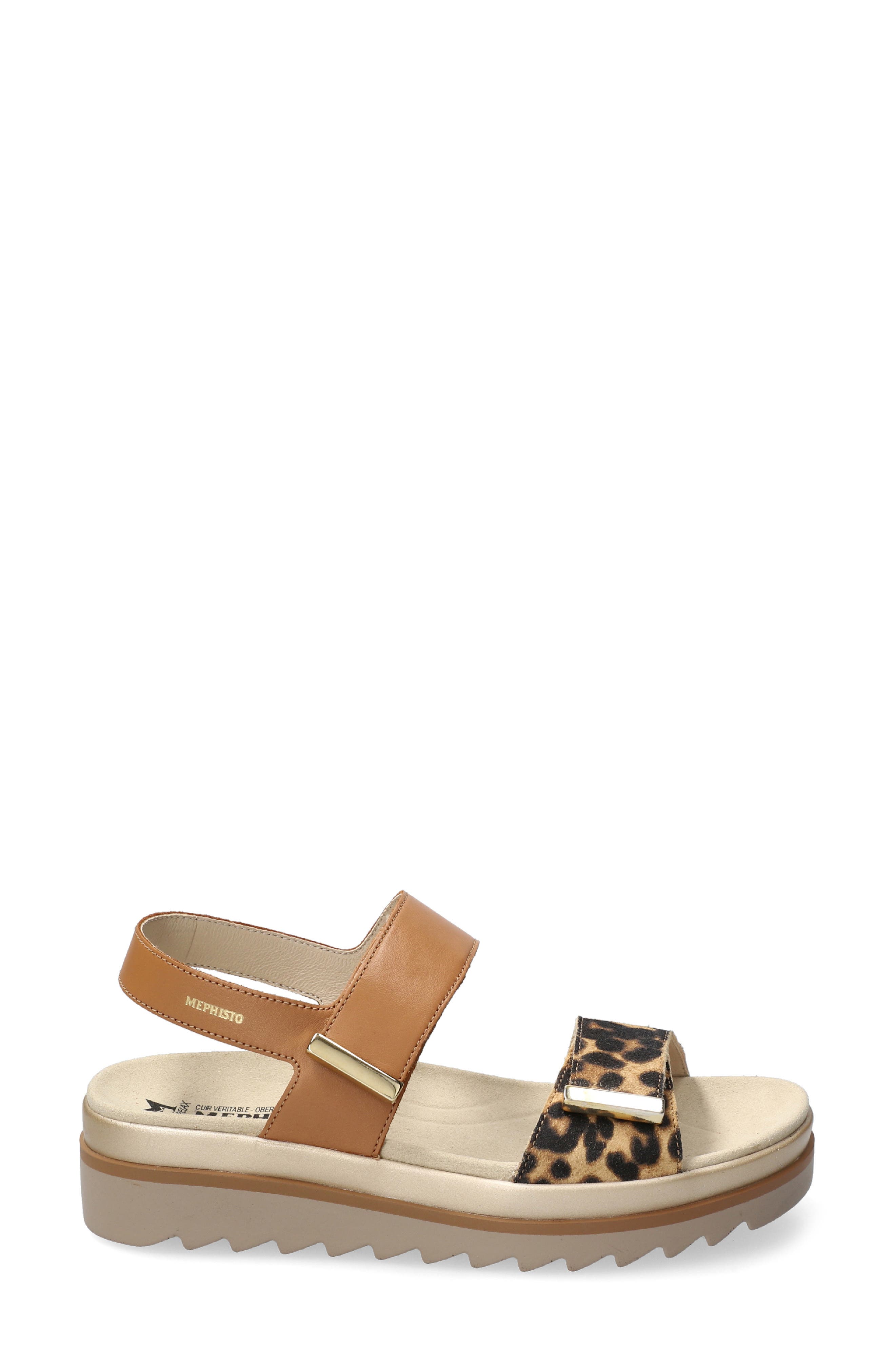 Mephisto Dominica Platform Sandal, Alternate, color, Brown